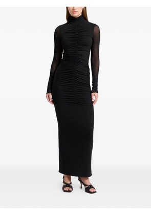 Marcella Athena long-sleeve midi dress - Black