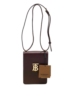 Burberry Pre-Owned Robin leather crossbody bag - Purple