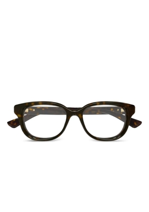 Gucci Eyewear round-frame glasses - Brown