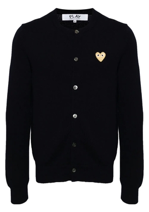 Comme Des Garçons Play wool cardigan - Blue