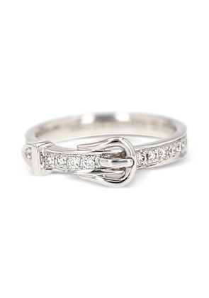 Hermès Pre-Owned 2020's diamond white gold ring - Silver