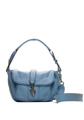 Poche Paris flap-buckle shoulder bag - Blue