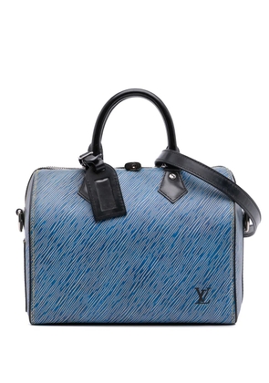 Louis Vuitton Pre-Owned 2016 Epi Denim Speedy Bandouliere 25 satchel - Blue
