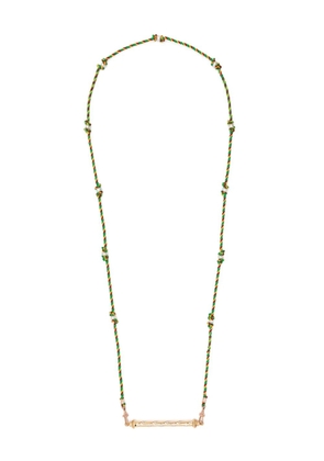 Marie Lichtenberg 18kt yellow gold Candy Cane diamond necklace