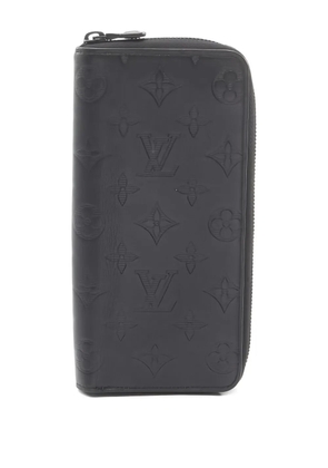 Louis Vuitton Pre-Owned 2020 monogram shadow zip wallet - Black
