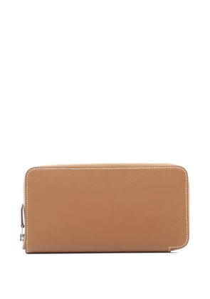Hermès Pre-Owned Azap zip-around leather wallet - Brown