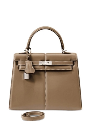Hermès Pre-Owned 2022 Kelly 25 Swift Padded palladium-hardware Limited Edition - Brown