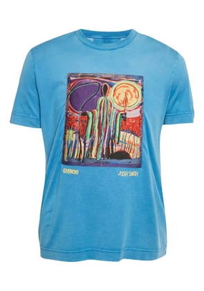 Givenchy Pre-Owned x Josh Smith graphic T-shirt - Blue