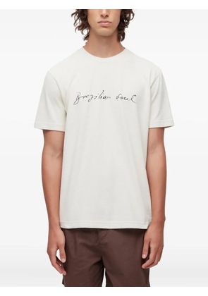 Osklen Brazilian Soul Caiçara-script T-shirt - Neutrals