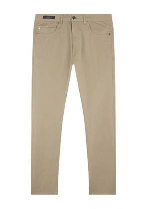 Paul & Shark five-pocket stretch cotton trousers - Neutrals