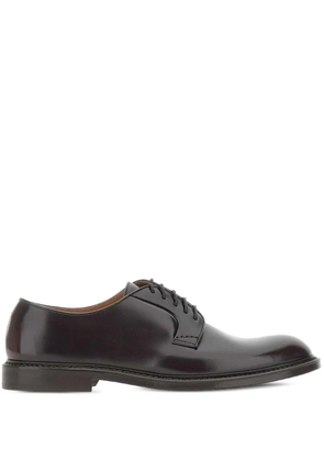 Doucal's leather derby shoes - Brown