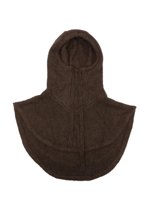 Frei-Mut anchor hooded balaclava - Brown