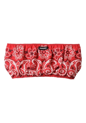 Miu Miu bandana-print top - Red