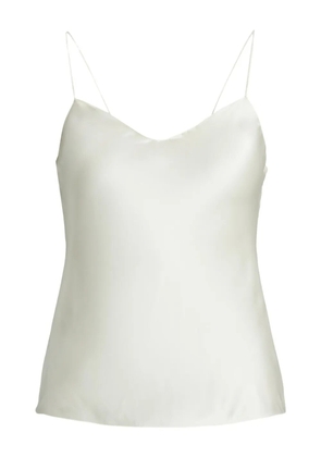 Ralph Lauren Collection Annelia V-neck spaghetti-straps tank top - Neutrals