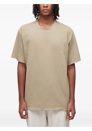 Osklen wrinkled raw-edge T-shirt - Neutrals