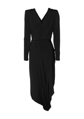 Giorgio Armani Pre-Owned jersey midi dress - Black