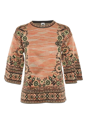 Missoni Pre-Owned floral-pattern top - Orange
