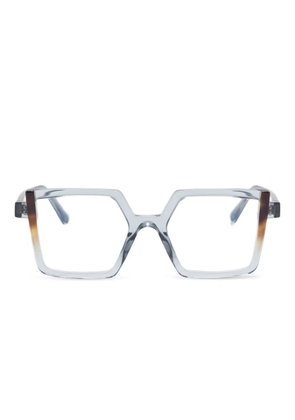 Veronika Wildgruber Fall geometric-frame glasses - Blue