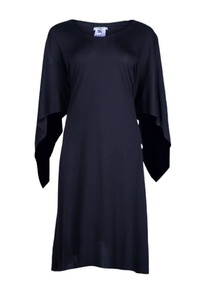 Givenchy Pre-Owned cape three-quarter sleeve midi dress - Blue