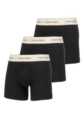 Calvin Klein logo-waistband boxers (pack of three) - Black