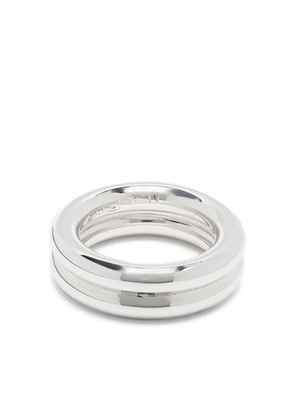 Charlotte Chesnais Double Brahma ring - Silver