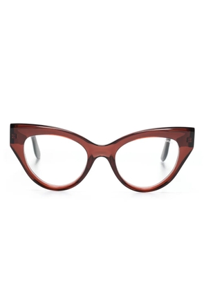 Lapima Violeta cat-eye glasses - Red
