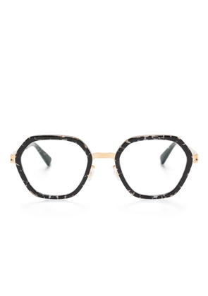 Mykita Solene geometric-frame glasses - Black