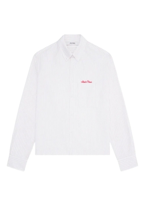 ABOUTBLANK Oxford Script striped shirt - White