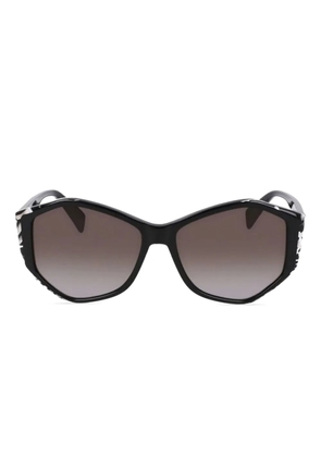 LIU JO geometric-frame sunglasses - Black