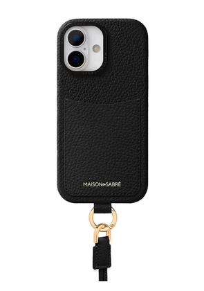 MAISON de SABRÉ The Sling card-slot iPhone 17 case - Black