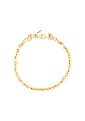 Emanuele Bicocchi skull bracelet - Gold