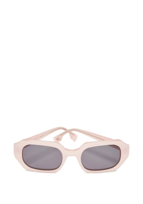 Le Specs La Dolce Vita sculpted frame sunglasses - Pink