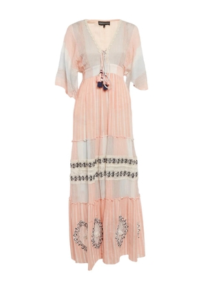 Hemant And Nandita lace tassel maxi dress - Pink