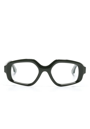 Lapima Elisa geometric-frame glasses - Green