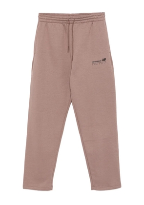 New Balance drawstring-waist logo track pants - Brown