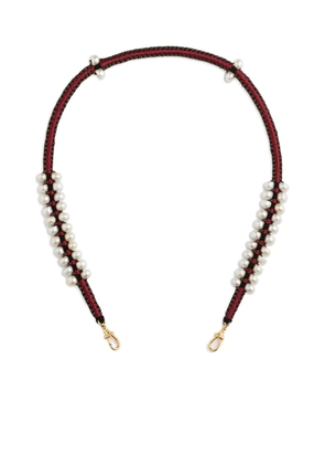 Marie Lichtenberg Ica pearl necklace - Red