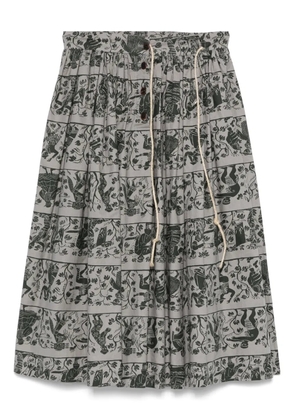 Vivienne Westwood Pre-Owned 2016-2017 graphic-print cotton skirt - Grey