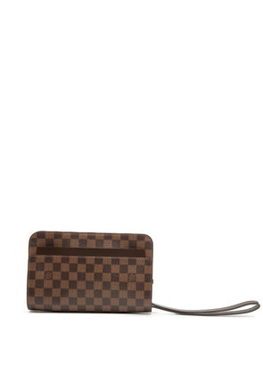 Louis Vuitton Pre-Owned 2011 Damier Ebene Saint Louis Pochette clutch bag - Brown