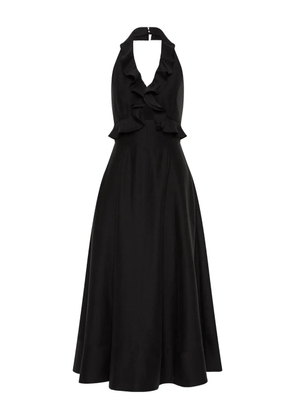 Rebecca Vallance Sable ruffled midi dress - Black