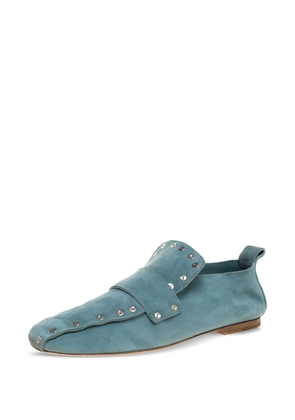 Celine Pre-Owned studded loafers - Blue
