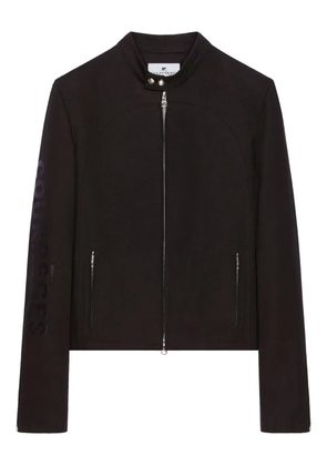 Courrèges zip-up bomber jacket - Black