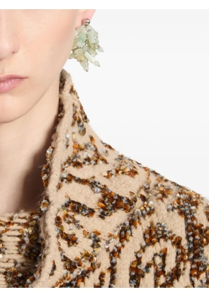 DRIES VAN NOTEN stone-cluster earrings - Silver