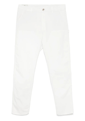 Eleventy tapered trousers - White