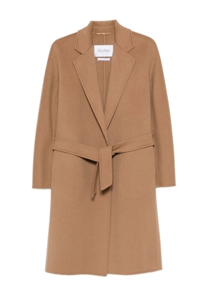 Max Mara Aceri tie-waist coat - Brown