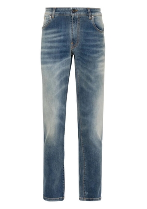Salvatore Santoro distressed slim-cut jeans - Blue