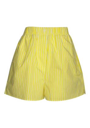 The Frankie Shop Lui striped shorts - Yellow