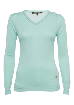 Roberto Cavalli V-neck top - Blue