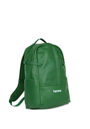 Supreme leather backpack - Green