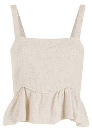 Olympiah Belize peplum cropped top - 016 Cru