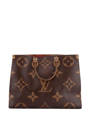 Louis Vuitton Pre-Owned OnTheGo Reverse Monogram Giant GM tote bag - Brown